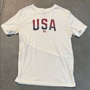 USA Graphic Kid’s White USA T-Shirt
